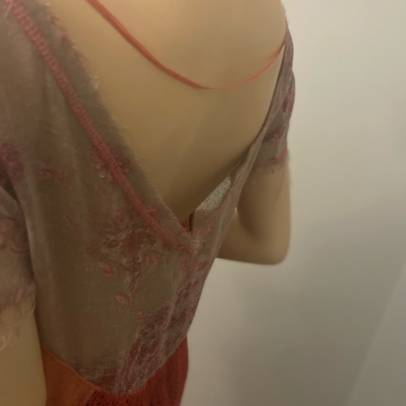 Bohemian 70’s style crochet Top by FREE PEOPLE 6 for $36 - Picture 6 of 8